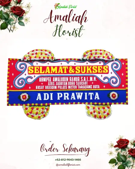 Papan Bunga Ucapan Selamat Banjar Tengah