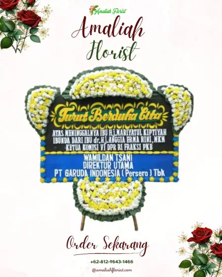 Papan Bunga Duka Banjar Tengah